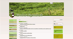 Desktop Screenshot of kaerntner-jaegerschaft.at
