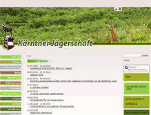 Tablet Screenshot of kaerntner-jaegerschaft.at